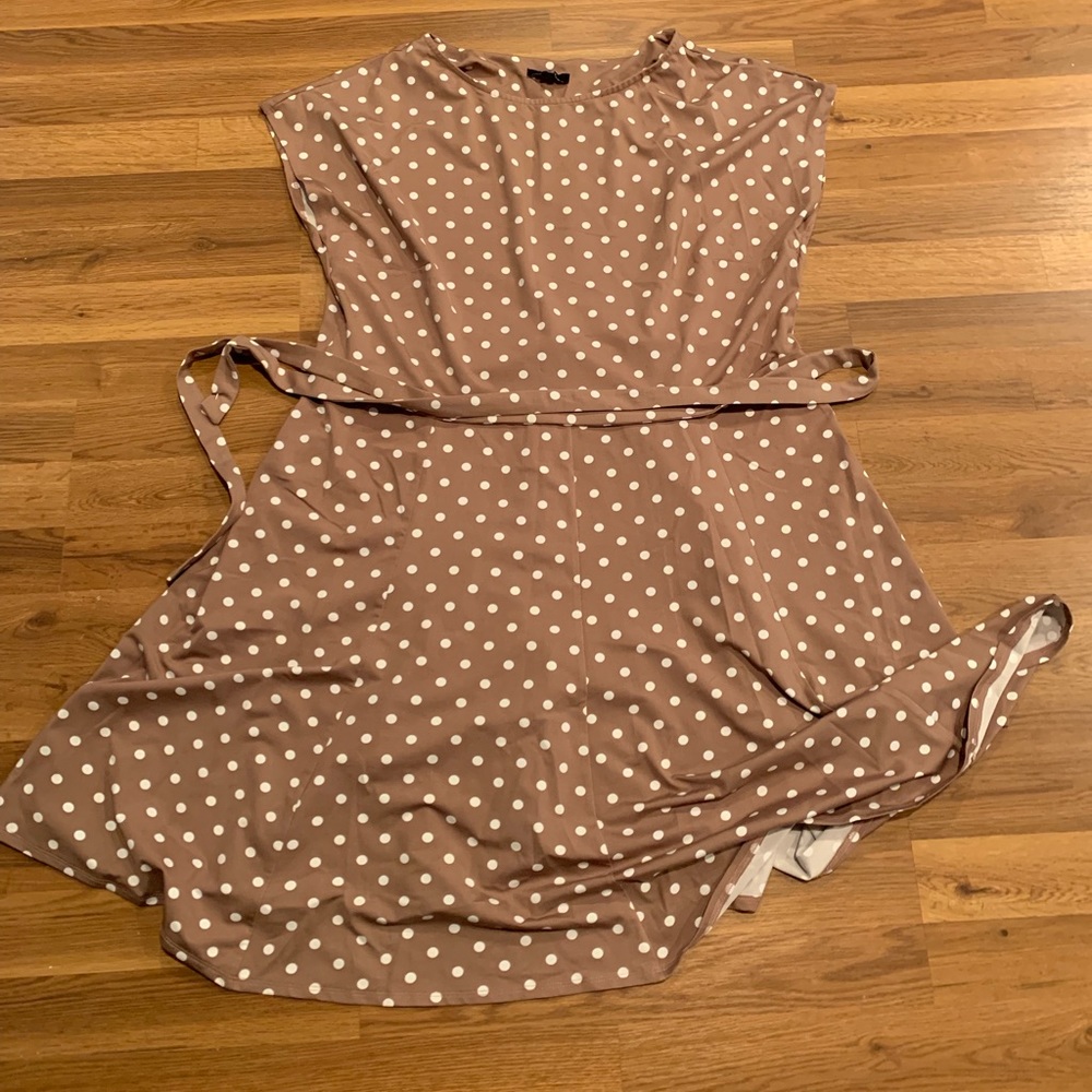 polkadot swing dress made by WALLIS US size 16.